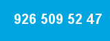 926 509 52 47 926 509 52 47